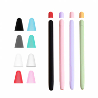 【Timo】Apple Pencil 2代 超薄矽膠防滑筆套(贈兩色筆帽+筆尖套)