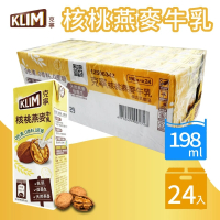 【KLIM 克寧】核桃燕麥牛乳198mlx24入/箱