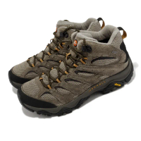 【MERRELL】登山鞋 Moab 3 Mid GTX 男鞋 泰迪熊棕 黑 越野 戶外 防水 郊山(ML035793)