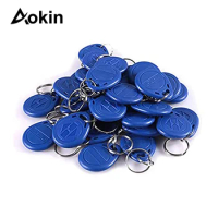 125KHz RFID Key Keychain ID Card Token Tag Keypad Card for Door Entry Access Control System Security Lock Read Only