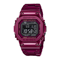 CASIO 卡西歐 G-SHOCK電波藍牙太陽能 經典手錶GMW-B5000RD-4紅x黑/43.2mm