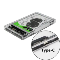 2.5 Inch HDD Enclosure SATA 3.0 To USB 3.0 5 Gbps 6TB Support UASP HD External SSD Hard Drive Case Mobile Box Hard Disk Adapter