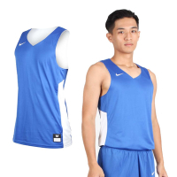 NIKE 男籃球背心-雙面穿 無袖背心 籃球 球衣 867766494 藍白
