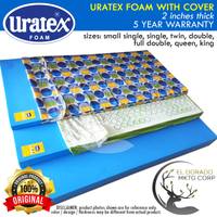Uratex Foam with Cover 2 inches thick 100% ORIGINAL 30x75 36x75 42x75 48x75 54x75 60x75 72x75 |   sm