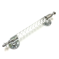 葫蘆水晶銀色 門把 240mm 六分把手(落地門把手.鋁門把手.紗門把手.拉手.尖頭把手.DIY)