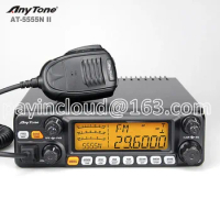 AnyTone 5555N II 60W SSB High Power CB Radio 27mhz with Long range CB Radio 28.000-29.700MHz Vehicle Mounted Radio