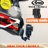 TUYU Arai Tour Cross 3 Customized CNC Aluminium Helmet Chin Mount for GoPro Insta360 DJI Motorcycle Camera Helmets Accessories
