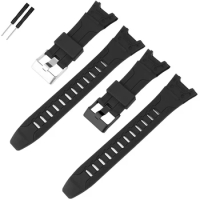 ENXI Suitable for Casio PROTREK Silicone Watch Strap PRG-110Y/PRW-1300Y Strap Accessories