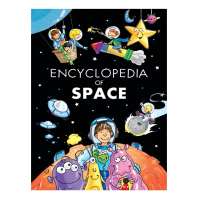 Encyclopedia of Space Beautifully Illustrated Hardcover Book with Fun Facts on the Solar System
