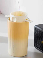 DESLON-德世朗-臻品 保溫杯 陶瓷內膽保溫杯 陶瓷內膽咖啡杯 便攜水杯 女生禮物 生日禮物 高顏值杯子