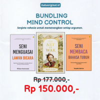 Buku Original - Bundle Mind Control - Seni Menguasai Lawan Bicara - The Art of War - Seni Membaca Ba