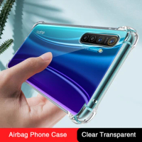 Airbag Silicone Phone Case for OPPO Realme X2 Pro XT X Transparent Soft Back Cover Anti Knock Simple Fundas Carcasas Accessories