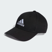 adidas 愛迪達 帽子 棒球帽 運動帽 遮陽帽 BBALL CAP COT 黑 II3513