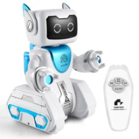 RC Robot Emo Toy Remote Control Multi-function USB Charging Children's Will Sing Dance Action Figure Gesture Sensor Toys Gift FS