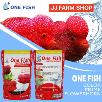 Pelet ikan ONE FISH red prime super red merah ikan 100gram koi louhan