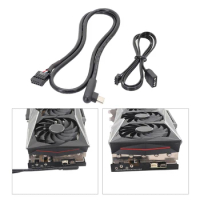 RGB Line Synchronizing Computer Modules Extension Cable Graphics Card RGB Cable for 3060ti 3070 3070ti 3080 3080ti 3090 H8WD
