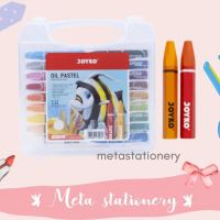 Crayon / Oil Pastel Joyko 18 warna