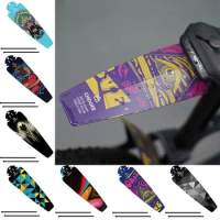 Bike Ass Savers Plastic Saddle Fender Fixed Gear Bicycle Part Rear Mudguard Printed Pattern Mud Guard Wings Cycling Accessories