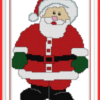 Santa Claus 10 cross stitch kit aida 14ct 11ct count print canvas stitches embroidery DIY handmade