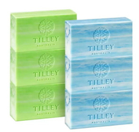 Tilley 經典香皂 220公克 X 6入 - 芙蓉花 X 3 + 熱帶梔子花 X 3