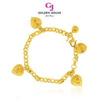 GJ Jewellery Bangkok Gold Emas Korea 24k Bersalut Emas |   Audi Kikir + Love Ace Kids (91160203-LA) 