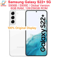 Samsung Galaxy S22+ 5G S906B S906E Global Version S22 Plus Original 6.6" AMOLED ROM 128/256GB RAM 8GB NFC Android Cell Phone