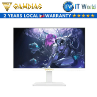 Itw |   Gamdias Venus HD27IFW - 27″ FHD(1920×1080) / 165hz / IPS / 1ms(GTG) / Gaming Monitor (White)