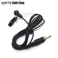 Mini Wired Clip-on Lapel Lavalier Microphone Cap 3.5mm Jack Male Screw Connector For UHF Wireless System BodyPack Transmitter