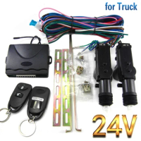 Waterproof 24V Truck Remote Control Central Locking Anti-theft Device 8114 2-door 2-button For Large Carts Large Functional