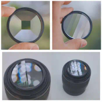 49mm Kaleidoscope Multiplex Photography Filter Suitable For Canon EF50/F1.8 for sony For Polaroid I-2 Edio Camera Accessori U8G5