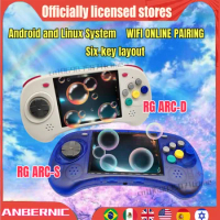 ANBERNIC RG ARC-D ARC-S Retro Portable PSP Handheld Game Console Android Linux System 4.0-inch IPS RK3566 64 Bit 80000Game Gifts