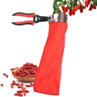 Loquat Picker Pepper Tool Grabber Picker Manual Tools Peppers Picker Collector With Storage Bag For Lemon Cherry Berry Mulberry