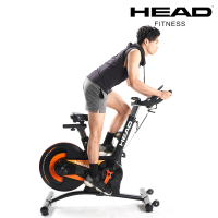 HEAD H796 後驅磁控飛輪車(20KG鑄鐵飛輪/6顆強力磁石/飛輪健身車/室內單車)