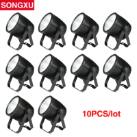 SONGXU 10pcs/lot 1X 60W 3in1 RGB LED COB Mute LED Par Light Brightness LED Par 64 With Colorful Lighting Effect/SX-PL0160