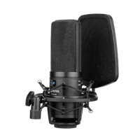 BOYA BY-M1000 Condenser Microphone Large Diaphragm Professional Microphone Suitable for sing recording, video recording