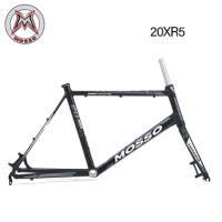 MOSSO 20XR5 20 Inch Aluminum Alloy City Road Frame 43/45/48cm Ultra-light Disc Brake Internal Cable Frameset Bicycle Accessories