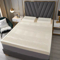 Thailand 100% Natural Latex Mattresses Tatami Foldable Mat Antibacterial Sleeping Mattress Cushion King Queen Twin Full Size