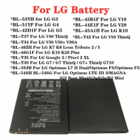 For LG V10 V20 V30 V40 V50 G7 ThinQ G3 G4 G5 K7 K8 K10 K20 Plus Leon Tribute 2 5 Optimus LTE 3 L7 2 Google 2 MAGNA Phone Battery