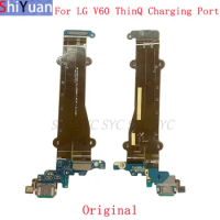 Original USB Charging Port Connector Board Flex For LG V60 ThinQ 5G Charging Connector Flex Cable Replacement Parts
