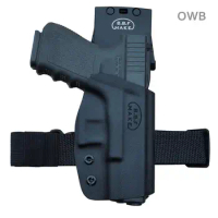 BBF Make Kydex OWB Holster For Glock 19 19x 23 25 32 17 22 31 26 27 33 (Gen 1-5) CZ P10 Gun Pistol Case Waistband Outside Carry