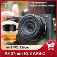 TTArtisan AF 27mm F2.8 APS-C Frame Camera Lens for Studio Photography Campatible with Sony E Nikon Z Fujifilm XF Mount