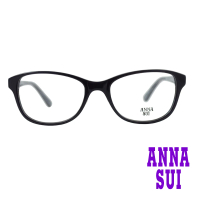 【ANNA SUI 安娜蘇】日系銜接鏤空花紋造型光學眼鏡-優雅黑(AS592-001)
