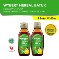 Wybert Herbal Batuk Syrup Botol 100ml isi 2pcs