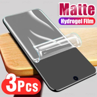 3Pcs For Google Pixel 7A 7 8 Pro Hydrogel Matte Film Not Glass Pixel7A Pixel7 7Pro Pixel8 8Pro Anti-fingerprint Screen Protector