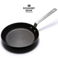 Ronneby Bruk瑞典輕鑄鐵平底鑊無塗層物理不粘牛排生鐵牛扒煎鑊