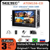 SEETEC ATEM156-CO 15.6” 4K HD Multiview Portable Carry-on Live Streaming Broadcast Director Monitor for ATEM Mini Mixer Pro