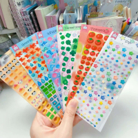 Stickers \Gentle World\" Stars Little Tomato Goldfish Vintage Stickers Journal Decoration Collage St