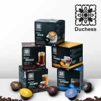 Duchess Coffee Capsule 12 แคปซูล ใช้กับเครื่องระบบ Nescafe Dolce Gusto* เท่านั้น มี 5 รสชาติ ให้เ