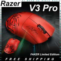 New Razer DeathAdder V3 Pro Faker Edition Wireless Mouse Ultra-lightweight 8K Ergonomic Customized P