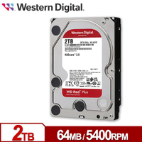 WD 紅標 Plus 2TB 3.5吋 NAS硬碟 WD20EFPX